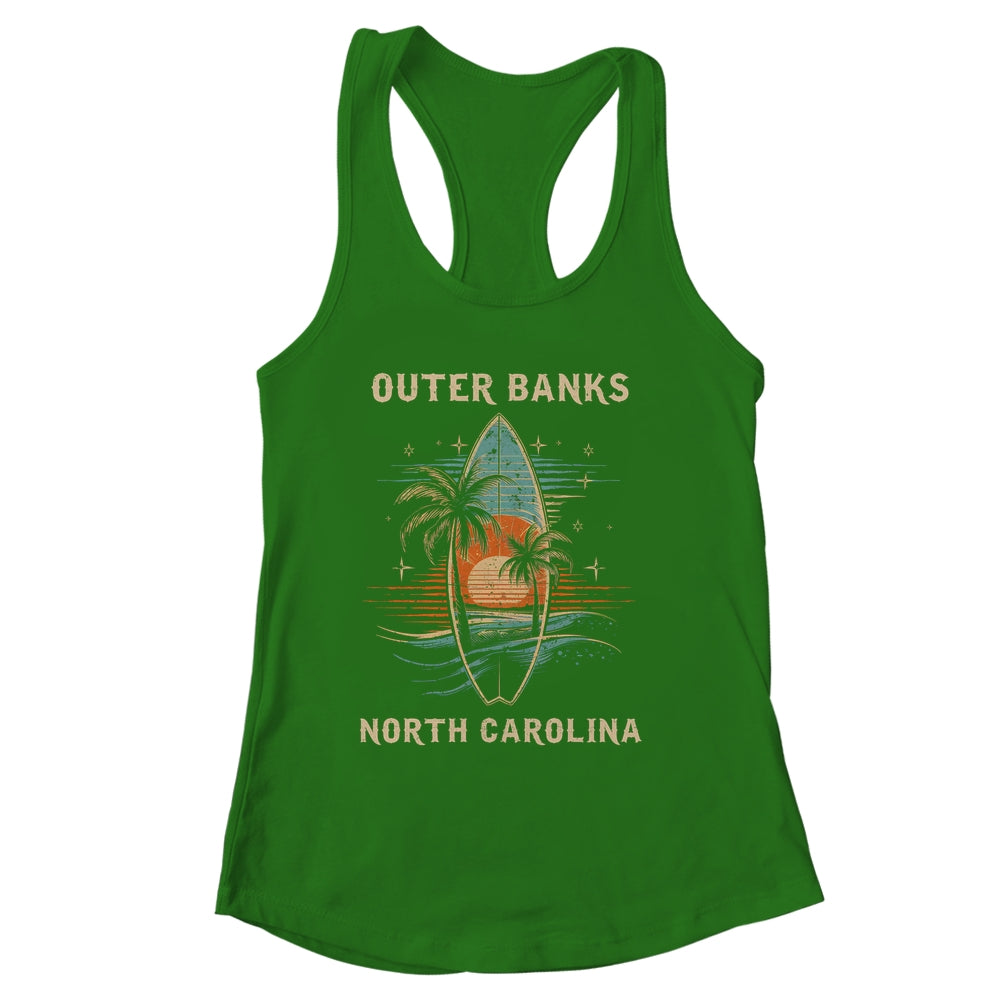 Surfboarder Outer Banks North Carolina Surf Board Surfing Surfer Shirt & Tank Top | siriusteestore