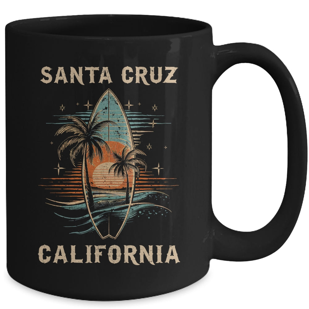 Surfboarder Santa Cruz California Surf Board Surfing Surfer Mug | siriusteestore
