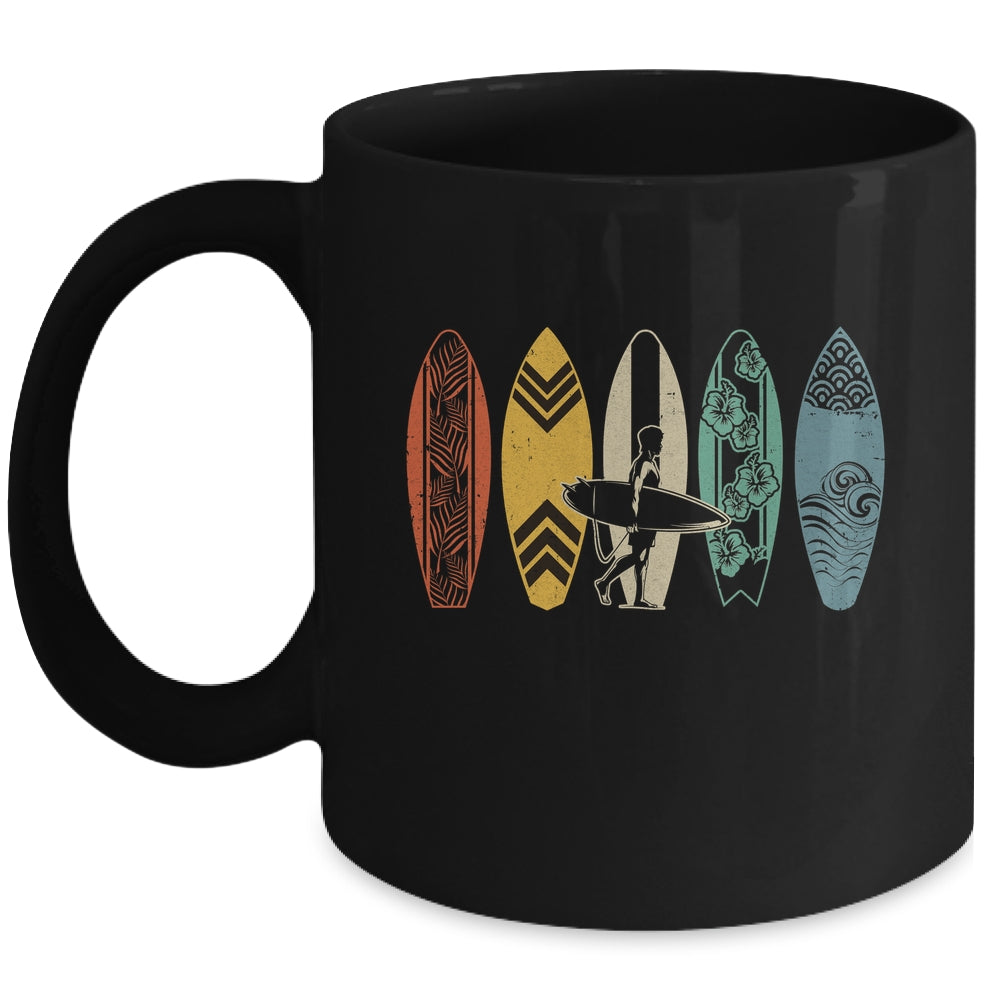 Surfing Surfboard For Men Women Vintage Surfboarder Surfer Mug | siriusteestore