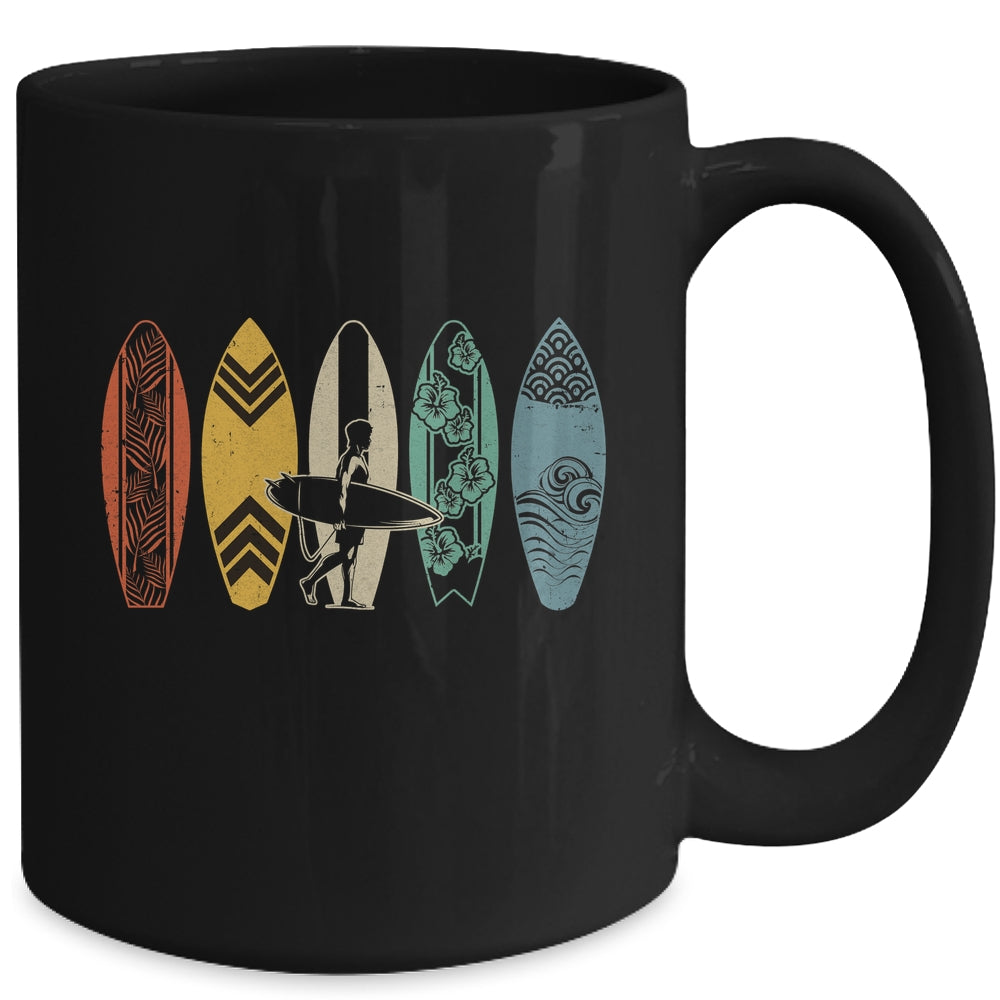 Surfing Surfboard For Men Women Vintage Surfboarder Surfer Mug | siriusteestore
