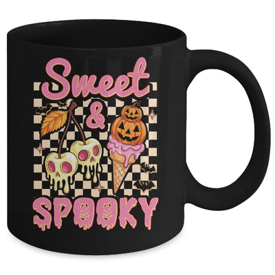 Sweet And Spooky Halloween Ice Cream Funny Spooky Season Mug | siriusteestore