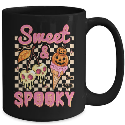 Sweet And Spooky Halloween Ice Cream Funny Spooky Season Mug | siriusteestore