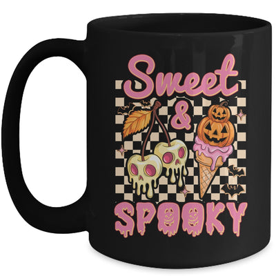 Sweet And Spooky Halloween Ice Cream Funny Spooky Season Mug | siriusteestore