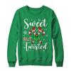 Sweet But Twisted Funny Christmas Candy Cane Xmas Holiday Shirt & Sweatshirt | siriusteestore