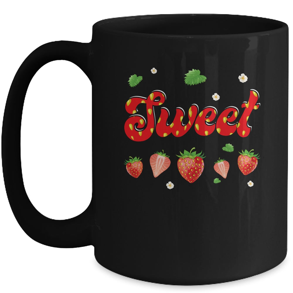 Sweet Strawberries Fruitarian Strawberry Berry Fruit Lover Mug | siriusteestore