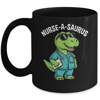 T-Rex Dinosaur Nurse Week Appreciation Funny Nurse Mug | siriusteestore