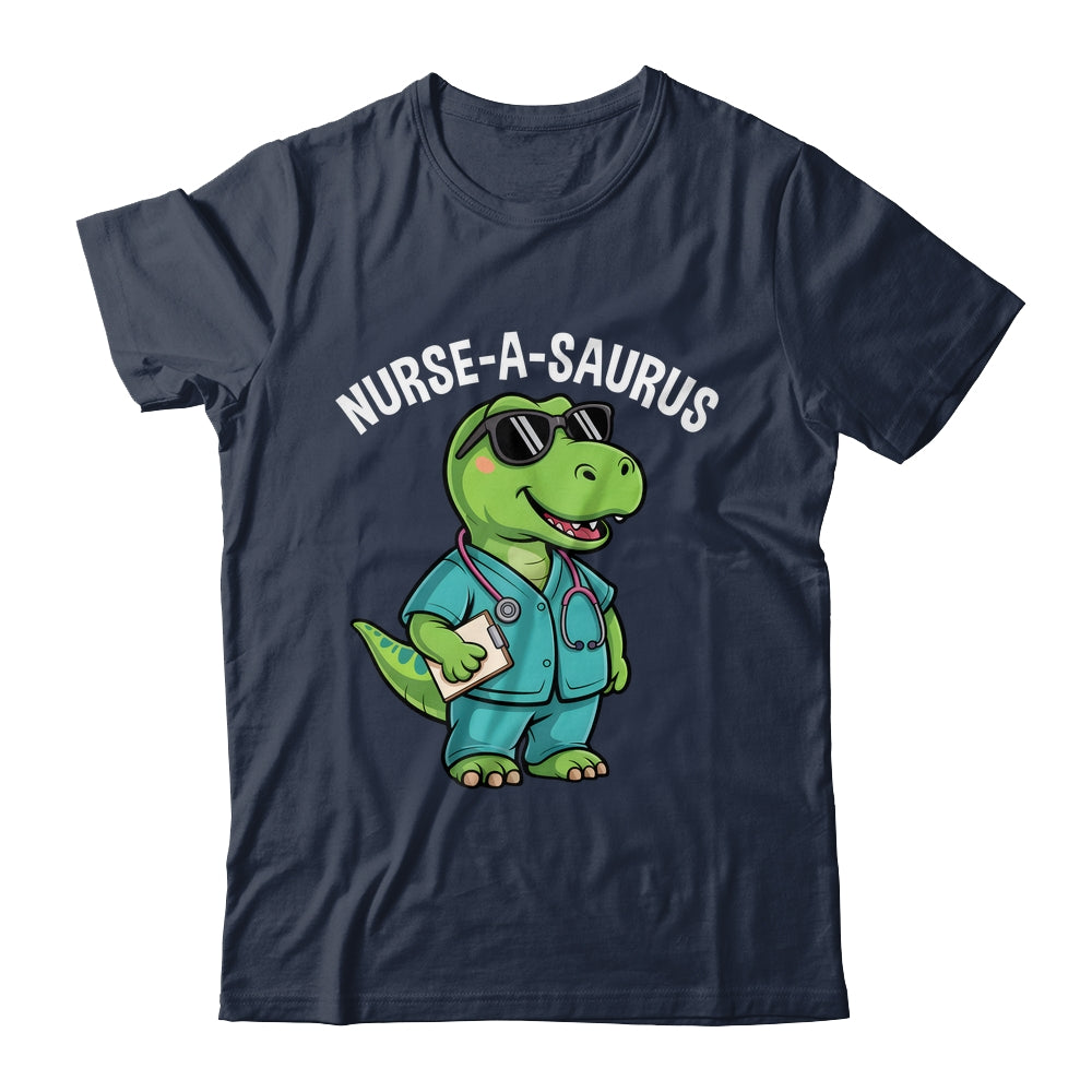 T-Rex Dinosaur Nurse Week Appreciation Funny Nurse Shirt & Hoodie | siriusteestore