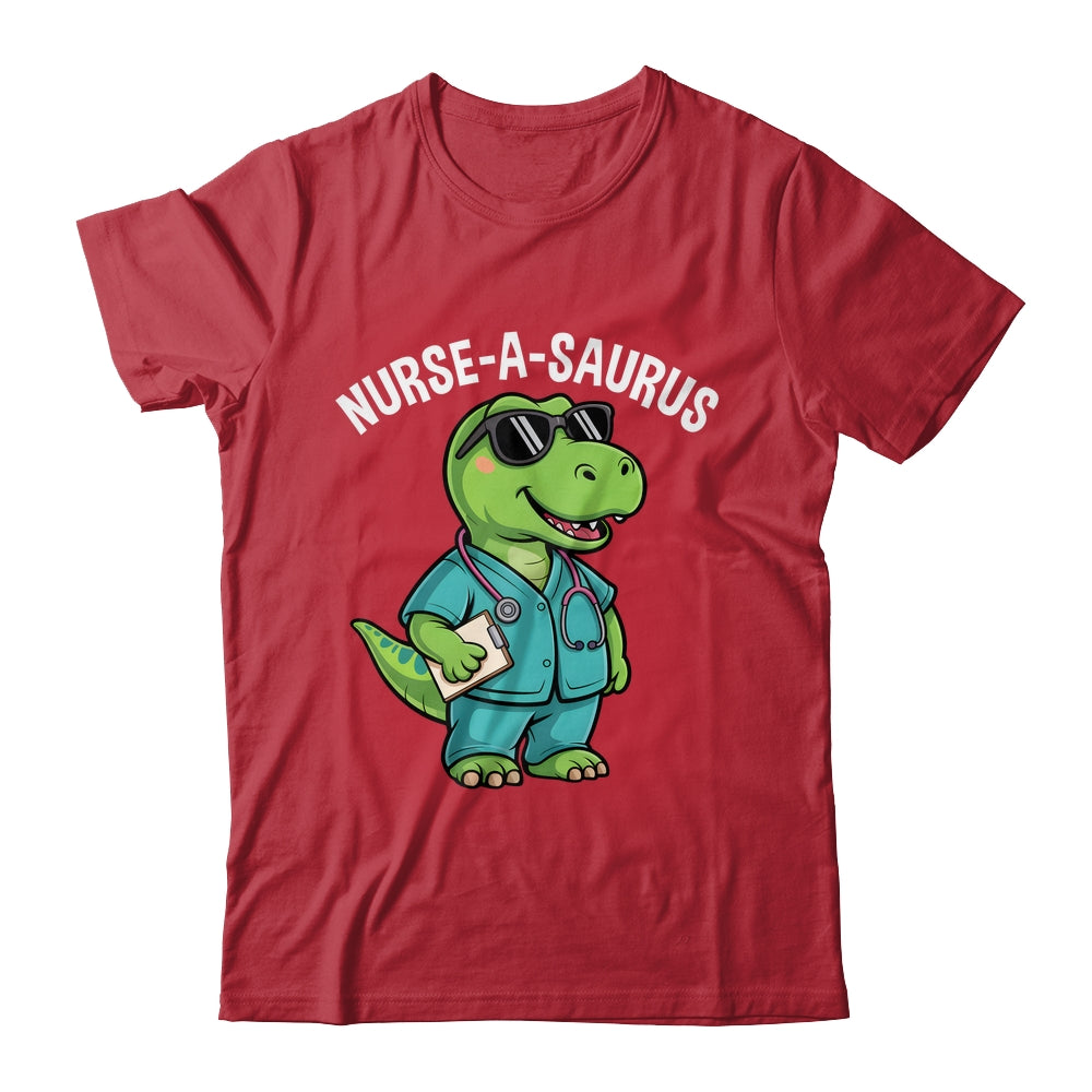 T-Rex Dinosaur Nurse Week Appreciation Funny Nurse Shirt & Hoodie | siriusteestore