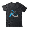 T1D Nurse Blue Ribbon Stethoscope Diabetes Awareness Shirt & Hoodie | siriusteestore