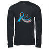 T1D Nurse Blue Ribbon Stethoscope Diabetes Awareness Shirt & Hoodie | siriusteestore