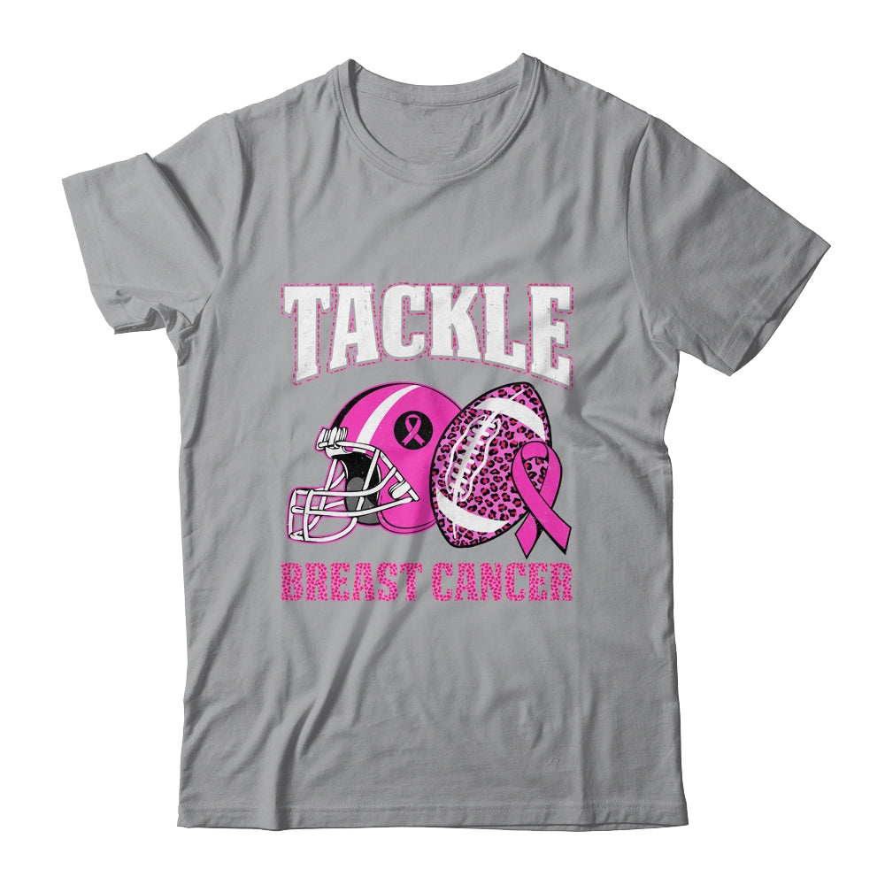 Tackle Breast Cancer Awareness American Football Women Mom Shirt & Hoodie | siriusteestore