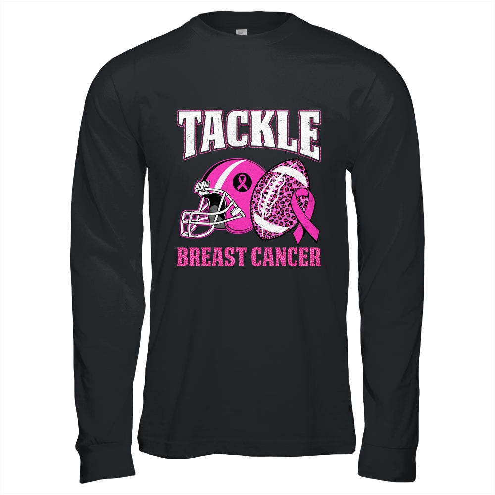 Tackle Breast Cancer Awareness American Football Women Mom Shirt & Hoodie | siriusteestore