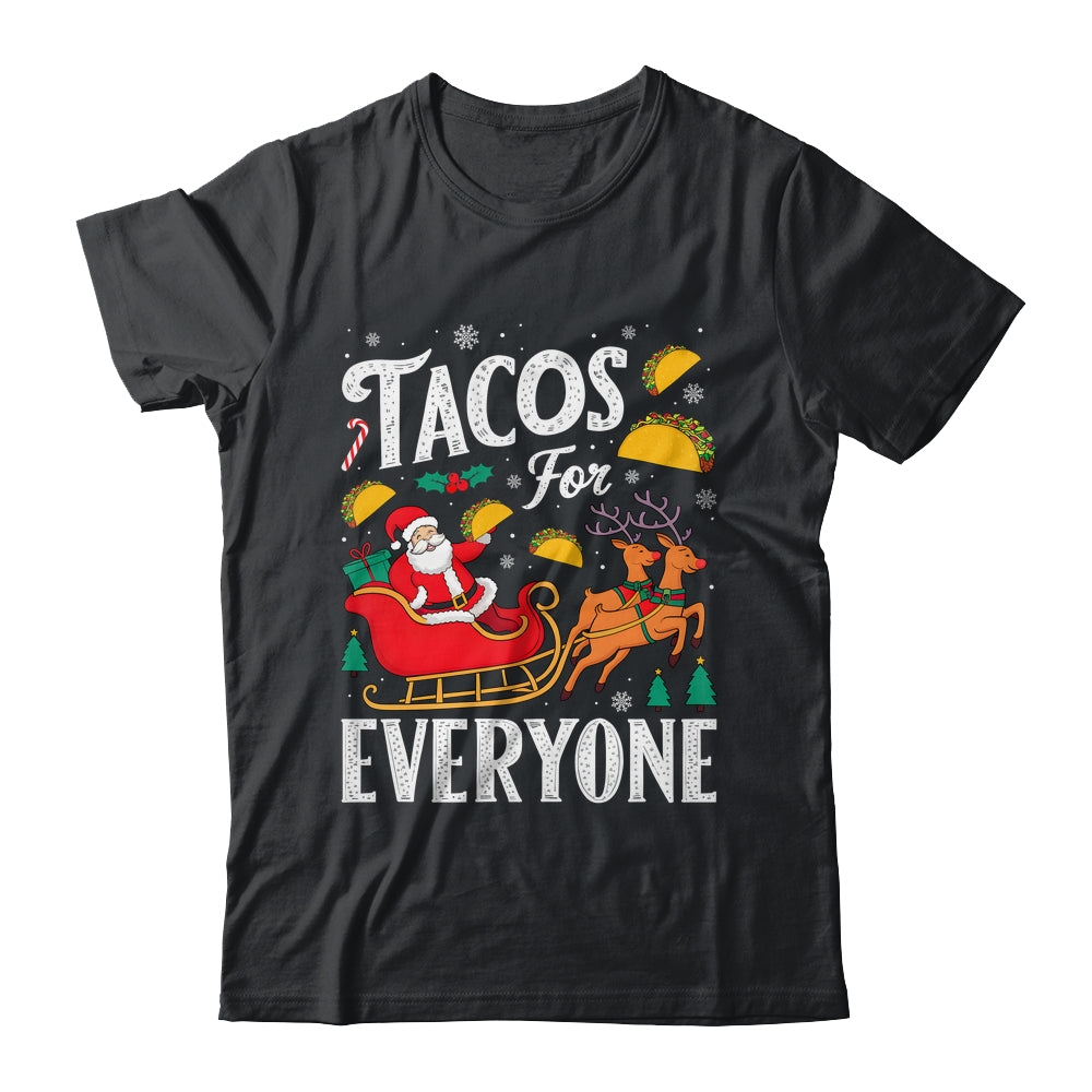 Tacos For Everyone Christmas Taco Funny Xmas Santa Family Shirt & Sweatshirt | siriusteestore