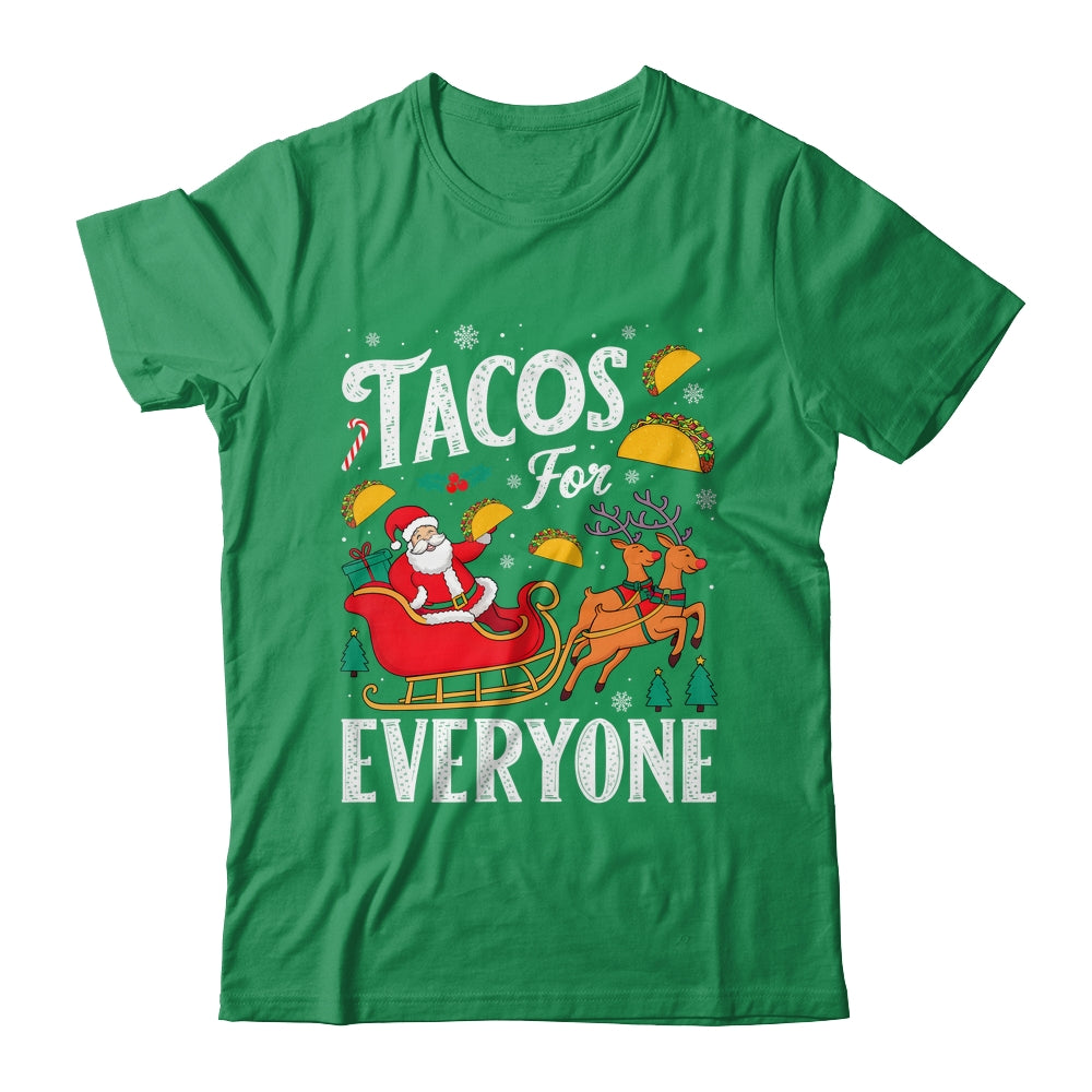Tacos For Everyone Christmas Taco Funny Xmas Santa Family Shirt & Sweatshirt | siriusteestore