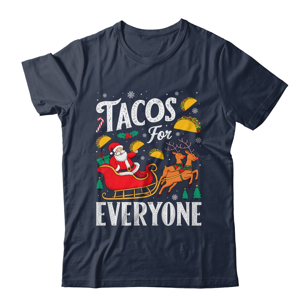 Tacos For Everyone Christmas Taco Funny Xmas Santa Family Shirt & Sweatshirt | siriusteestore