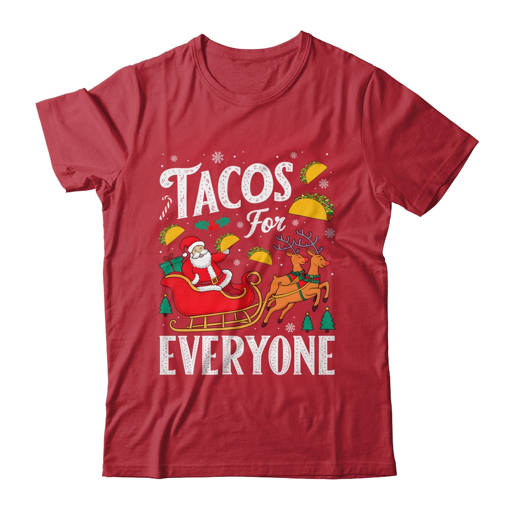 Tacos For Everyone Christmas Taco Funny Xmas Santa Family Shirt & Sweatshirt | siriusteestore