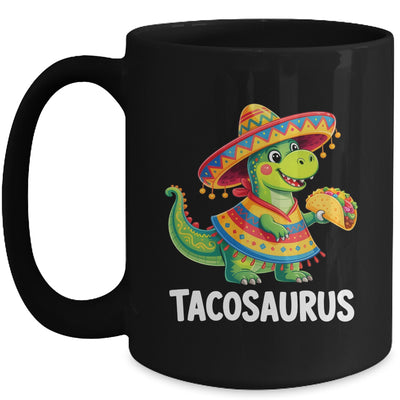 Tacosaurus Taco Dinosaur Dino Cinco De Mayo Boys Kids Mug | siriusteestore