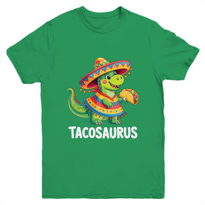 Tacosaurus Taco Dinosaur Dino Cinco De Mayo Boys Kids Youth Shirt | siriusteestore
