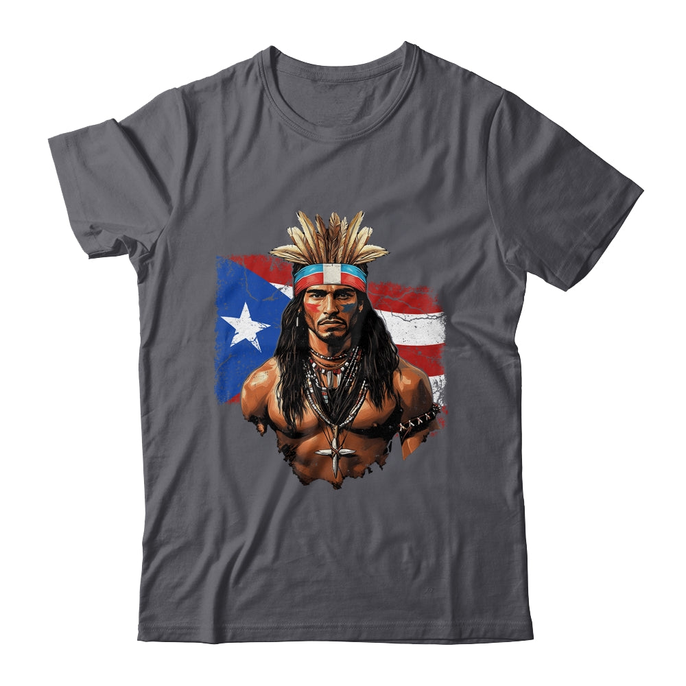 Taino Man Puerto Rican Flag Indigenous People Caribbean Men Shirt & Hoodie | siriusteestore