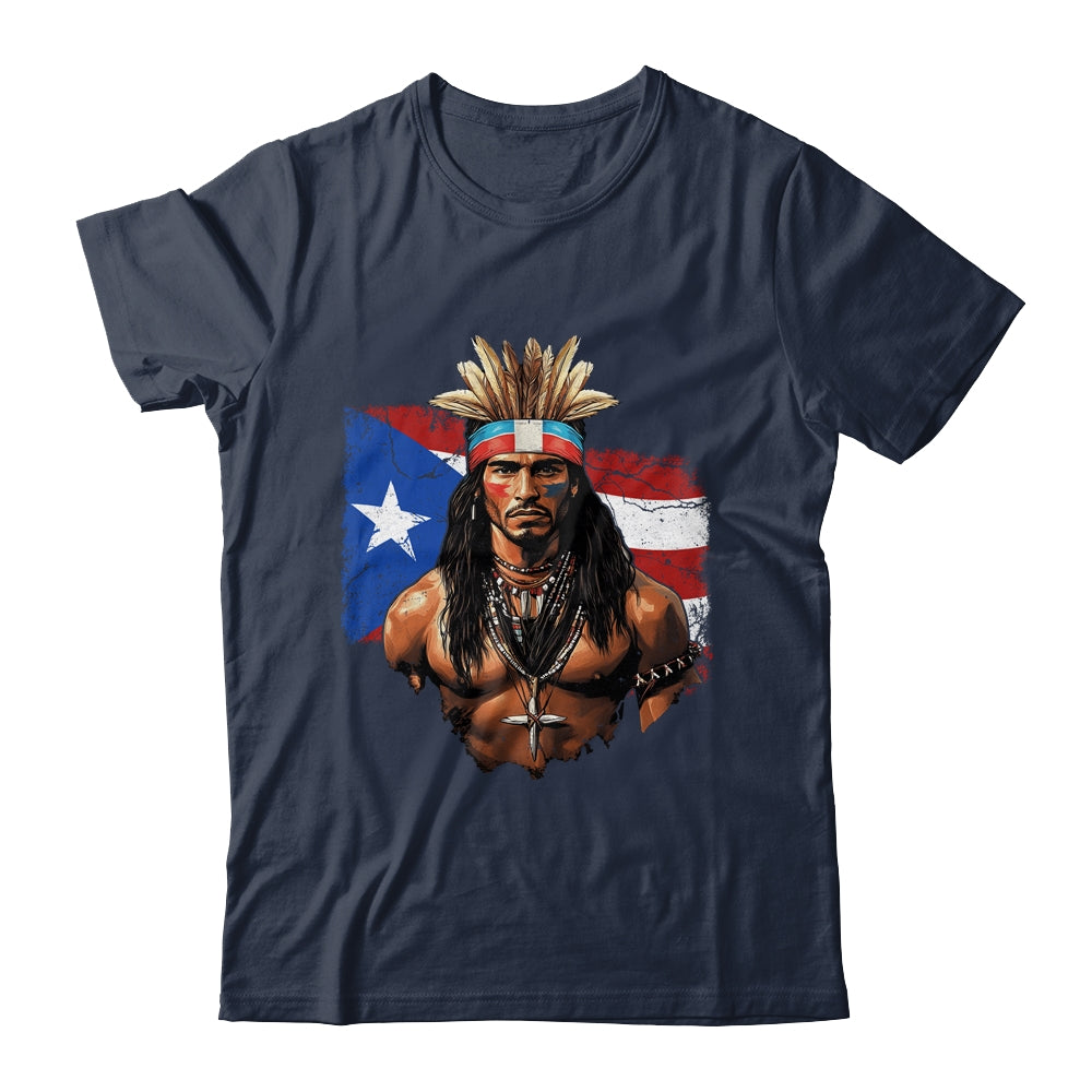 Taino Man Puerto Rican Flag Indigenous People Caribbean Men Shirt & Hoodie | siriusteestore