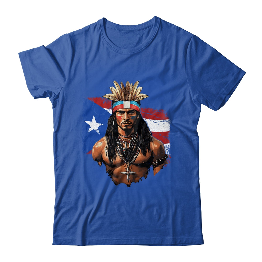 Taino Man Puerto Rican Flag Indigenous People Caribbean Men Shirt & Hoodie | siriusteestore