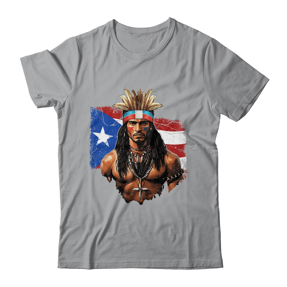 Taino Man Puerto Rican Flag Indigenous People Caribbean Men Shirt & Hoodie | siriusteestore