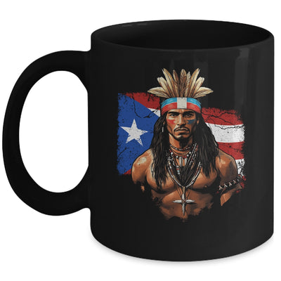 Taino Man Puerto Rican Flag Indigenous People Caribbean Men Mug | siriusteestore