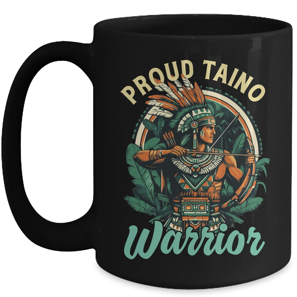 Taino Warrior Puerto Rico Indigenous Caribbean Culture Mug | siriusteestore