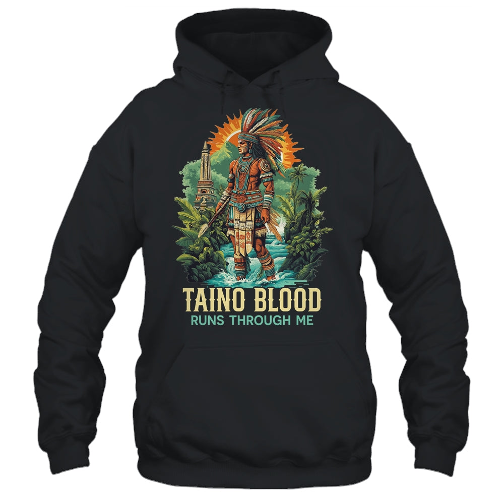Taino Warrior Puerto Rico Men Indigenous Caribbean Shirt & Hoodie | siriusteestore