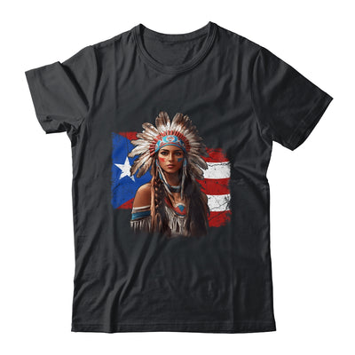 Taino Woman Puerto Rican Flag Indigenous Caribbean Women Shirt & Hoodie | siriusteestore