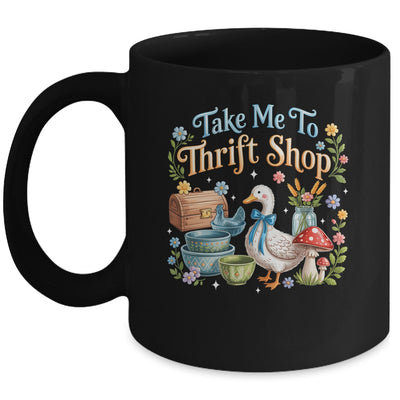 Take Me To The Thrift Shop Thrifted Vintage Goose Lover Mug | siriusteestore