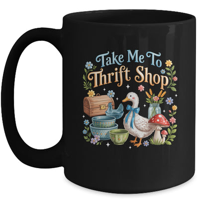 Take Me To The Thrift Shop Thrifted Vintage Goose Lover Mug | siriusteestore