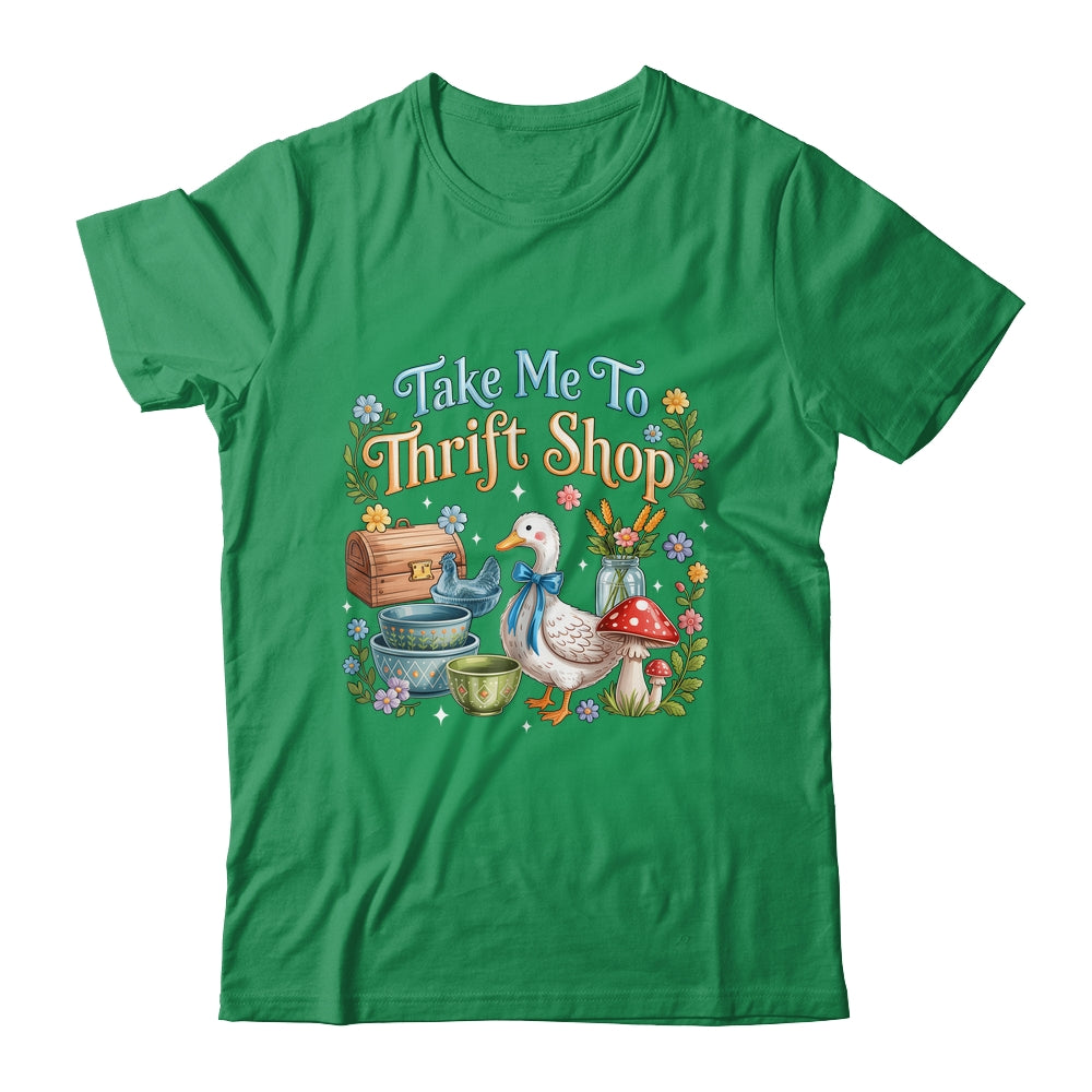Take Me To The Thrift Shop Thrifted Vintage Goose Lover Shirt & Hoodie | siriusteestore