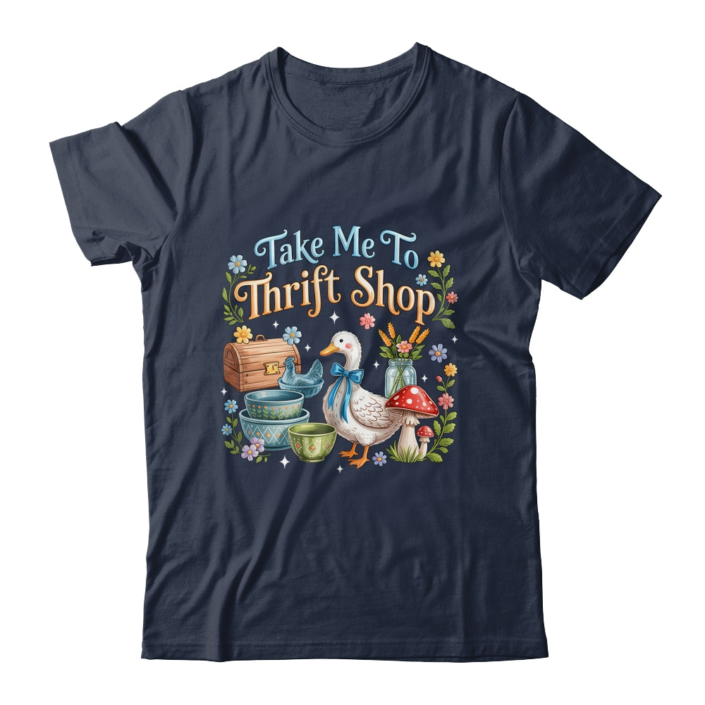 Take Me To The Thrift Shop Thrifted Vintage Goose Lover Shirt & Hoodie | siriusteestore