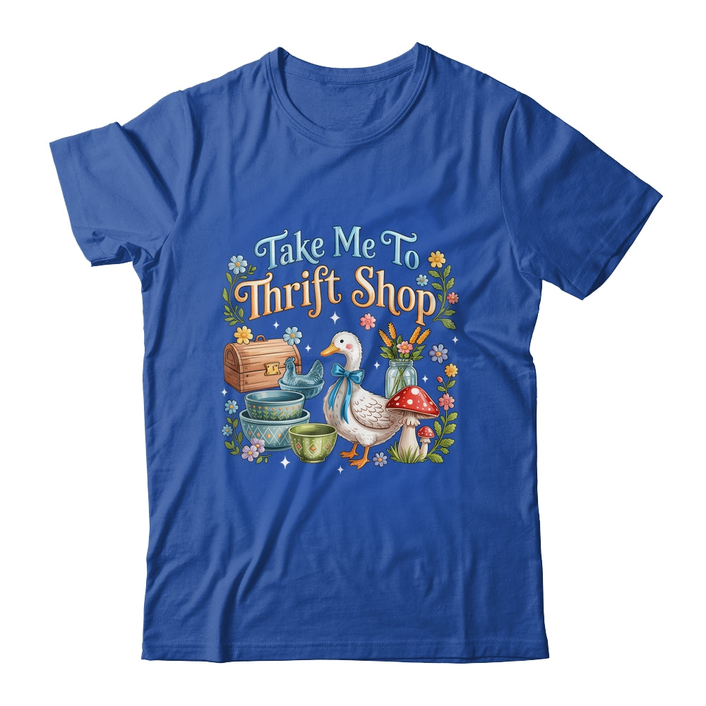 Take Me To The Thrift Shop Thrifted Vintage Goose Lover Shirt & Hoodie | siriusteestore