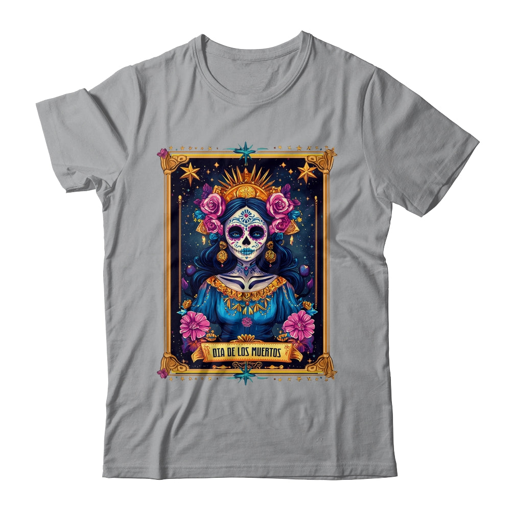 Tarot Card Dia De Los Muertos Woman La Catrina Day Of Dead Shirt & Sweatshirt | siriusteestore