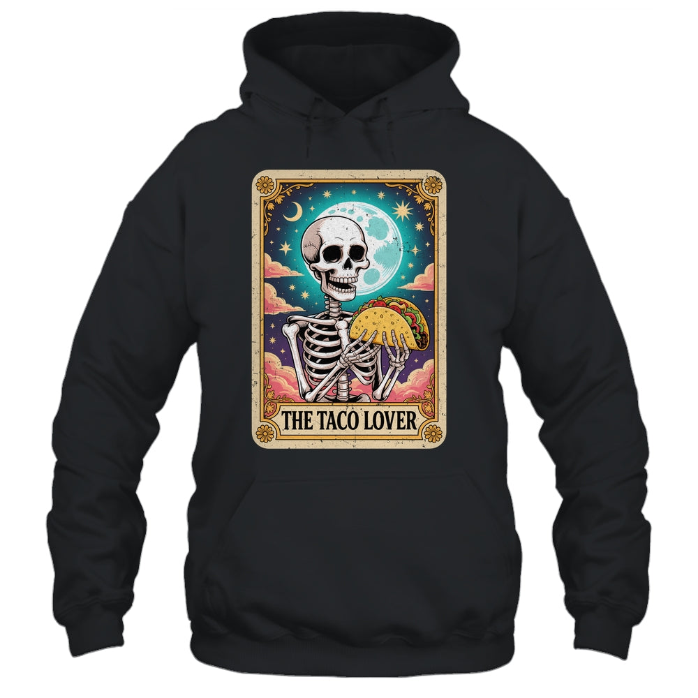 Tarot Card The Taco Lover Cinco De Mayo Skeleton Men Women Shirt & Tank Top | siriusteestore