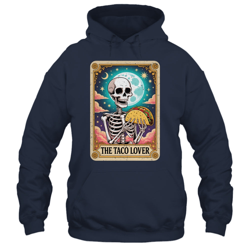 Tarot Card The Taco Lover Cinco De Mayo Skeleton Men Women Shirt & Tank Top | siriusteestore