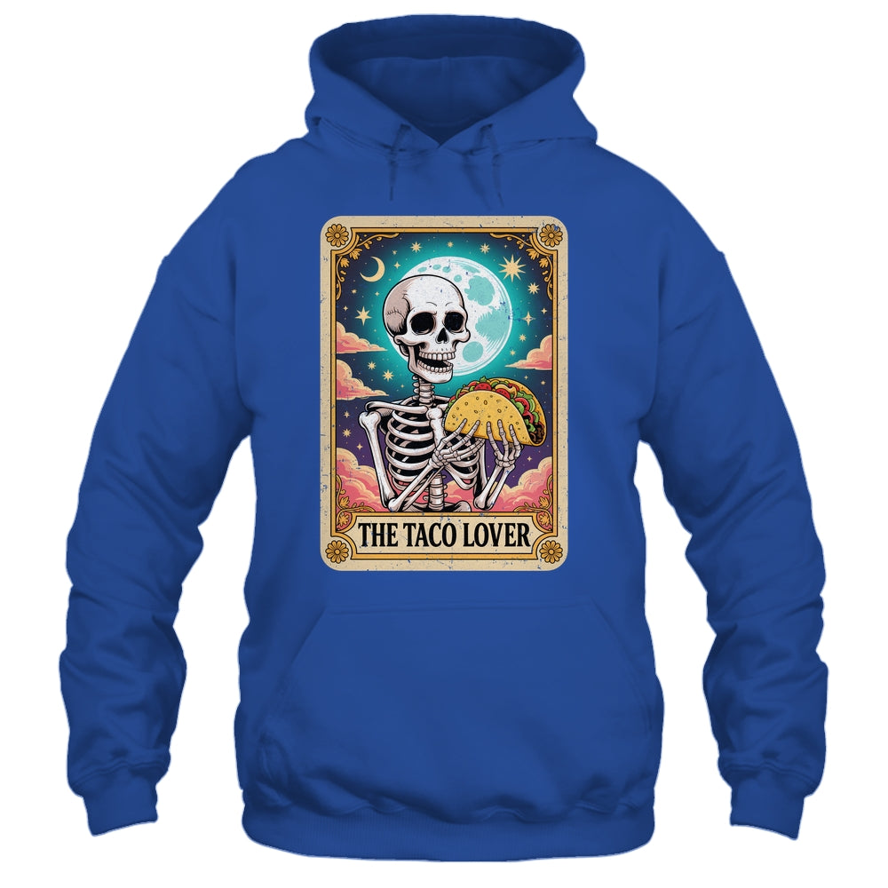 Tarot Card The Taco Lover Cinco De Mayo Skeleton Men Women Shirt & Tank Top | siriusteestore