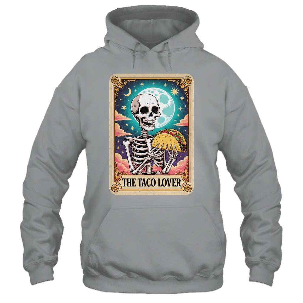 Tarot Card The Taco Lover Cinco De Mayo Skeleton Men Women Shirt & Tank Top | siriusteestore