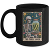 Tarot Pickle Lover Pickles Foodie Skeleton Tarot Card Funny Mug | siriusteestore