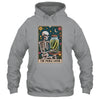 Tarot Pickle Lover Pickles Foodie Skeleton Tarot Card Funny Shirt & Tank Top | siriusteestore