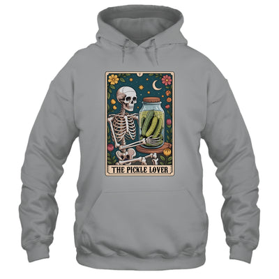 Tarot Pickle Lover Pickles Foodie Skeleton Tarot Card Funny Shirt & Tank Top | siriusteestore
