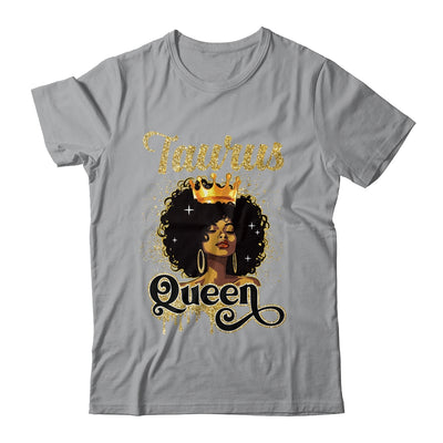 Taurus Queen Birthday Afro Girls Black Zodiac Birthday Shirt & Tank Top | siriusteestore