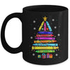 Teacher Christmas Xmas Crayon Tree Light Kids Student Mug | siriusteestore