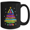 Teacher Christmas Xmas Crayon Tree Light Kids Student Mug | siriusteestore