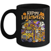 Teacher Halloween School Bus Driver Cute Ghost Witch Party Mug | siriusteestore