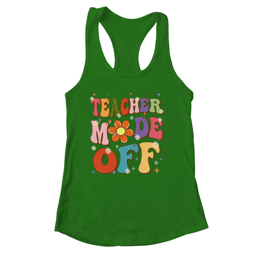 Teacher Mode Off Last Day Of School Summer Break Groovy Shirt & Tank Top | siriusteestore