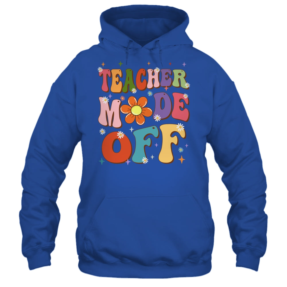 Teacher Mode Off Last Day Of School Summer Break Groovy Shirt & Tank Top | siriusteestore