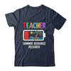 Teacher Summer Recharge Required Last Day Of School Funny Shirt & Tank Top | siriusteestore